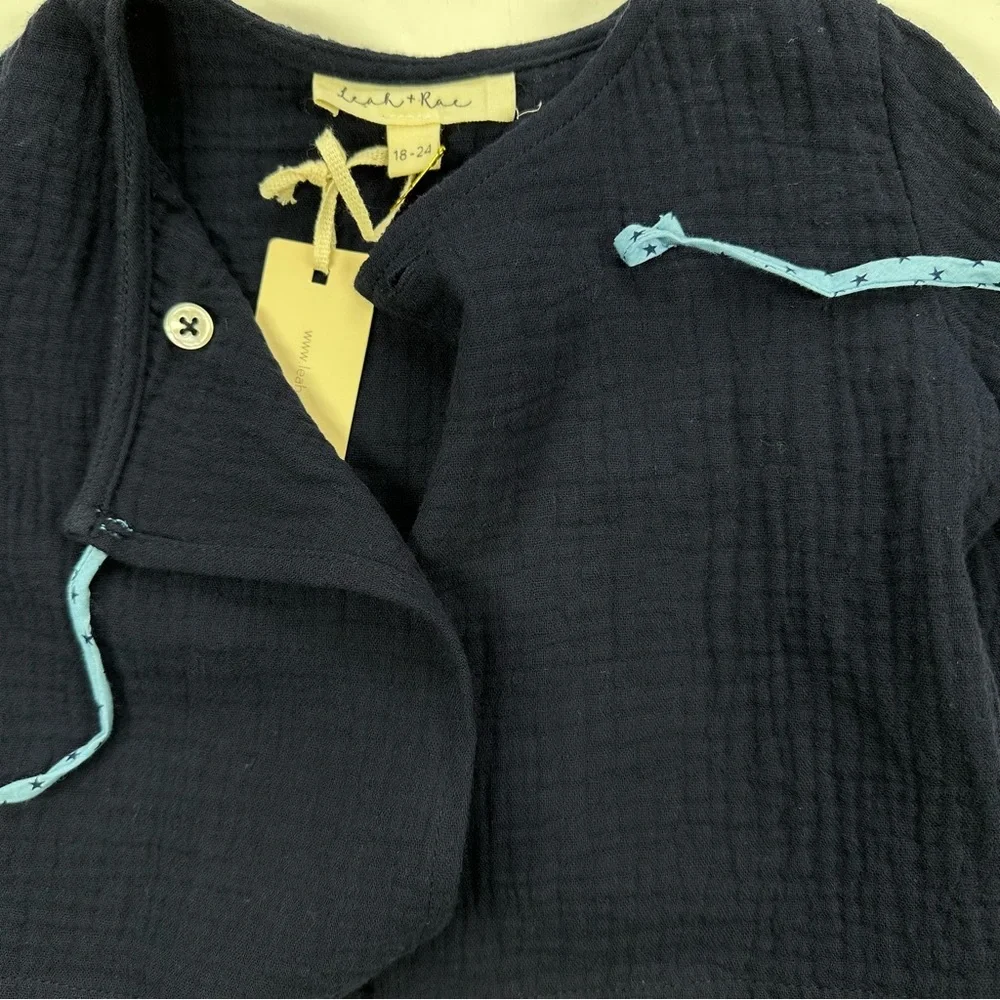 Leah & Rae Cotton Gauze Kimono top and Pant Set, NWT, 18-24 months